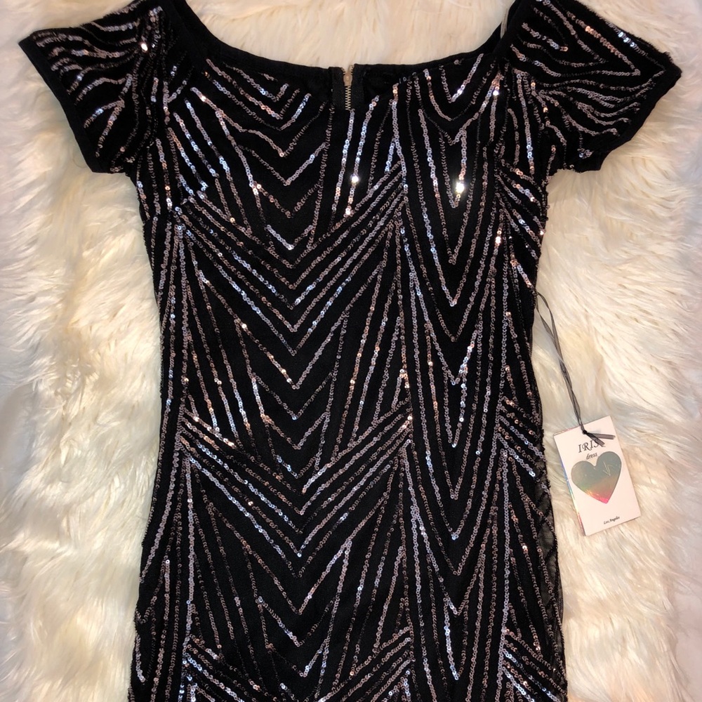 SOLD Shiny Dress Small